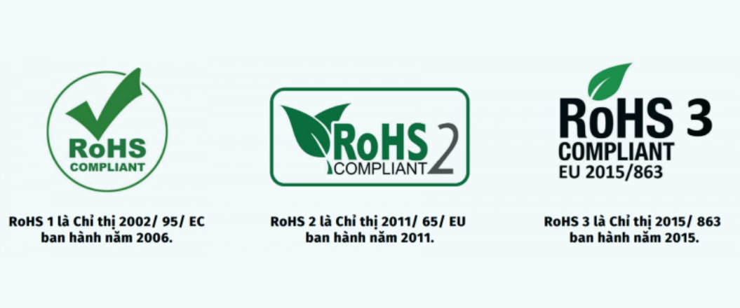 Tiêu chuẩn RoHS giới hạn hàm lượng các chất độc hại 