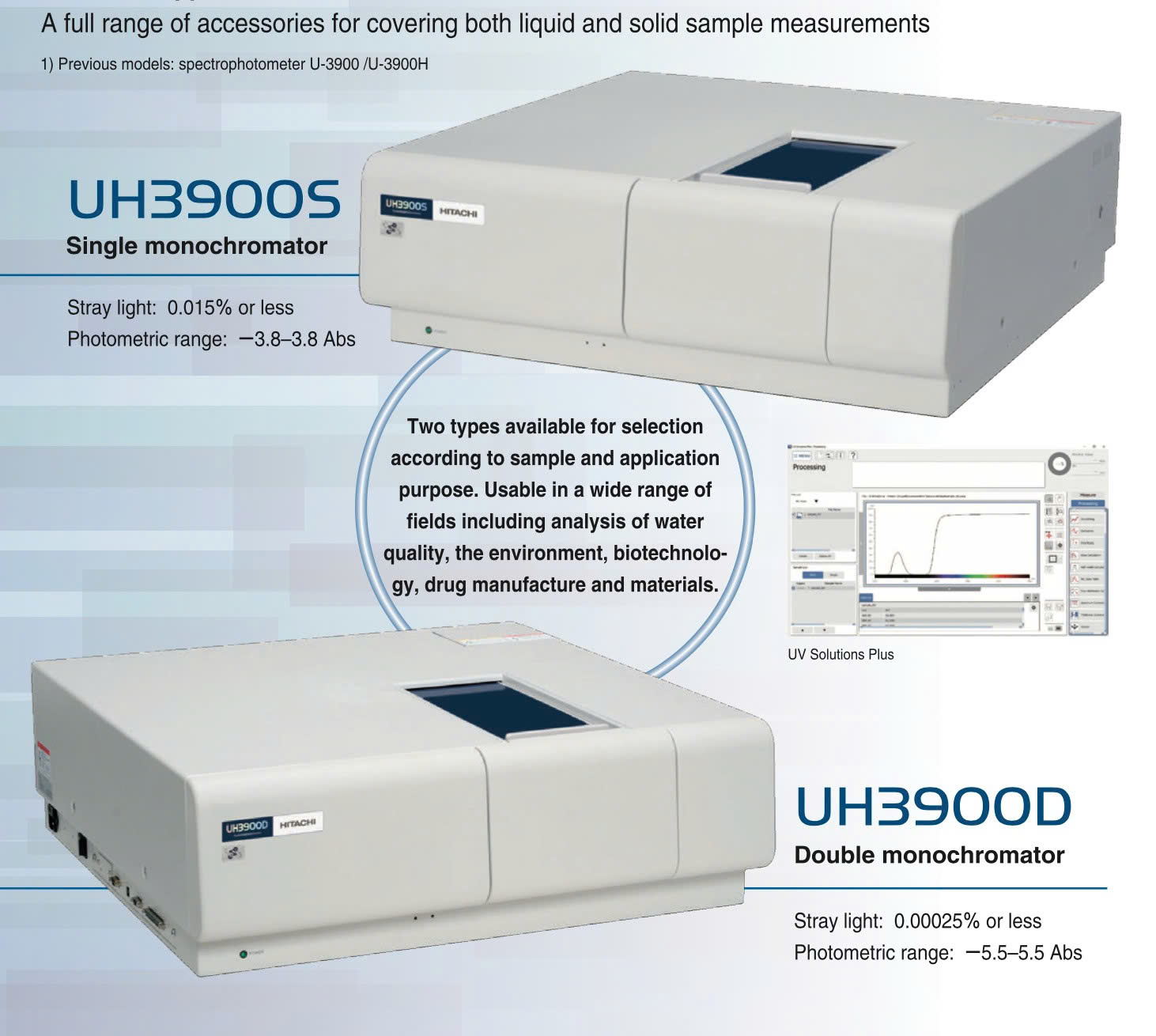 Uh3900s Uh3900d Uvvis Hitachi